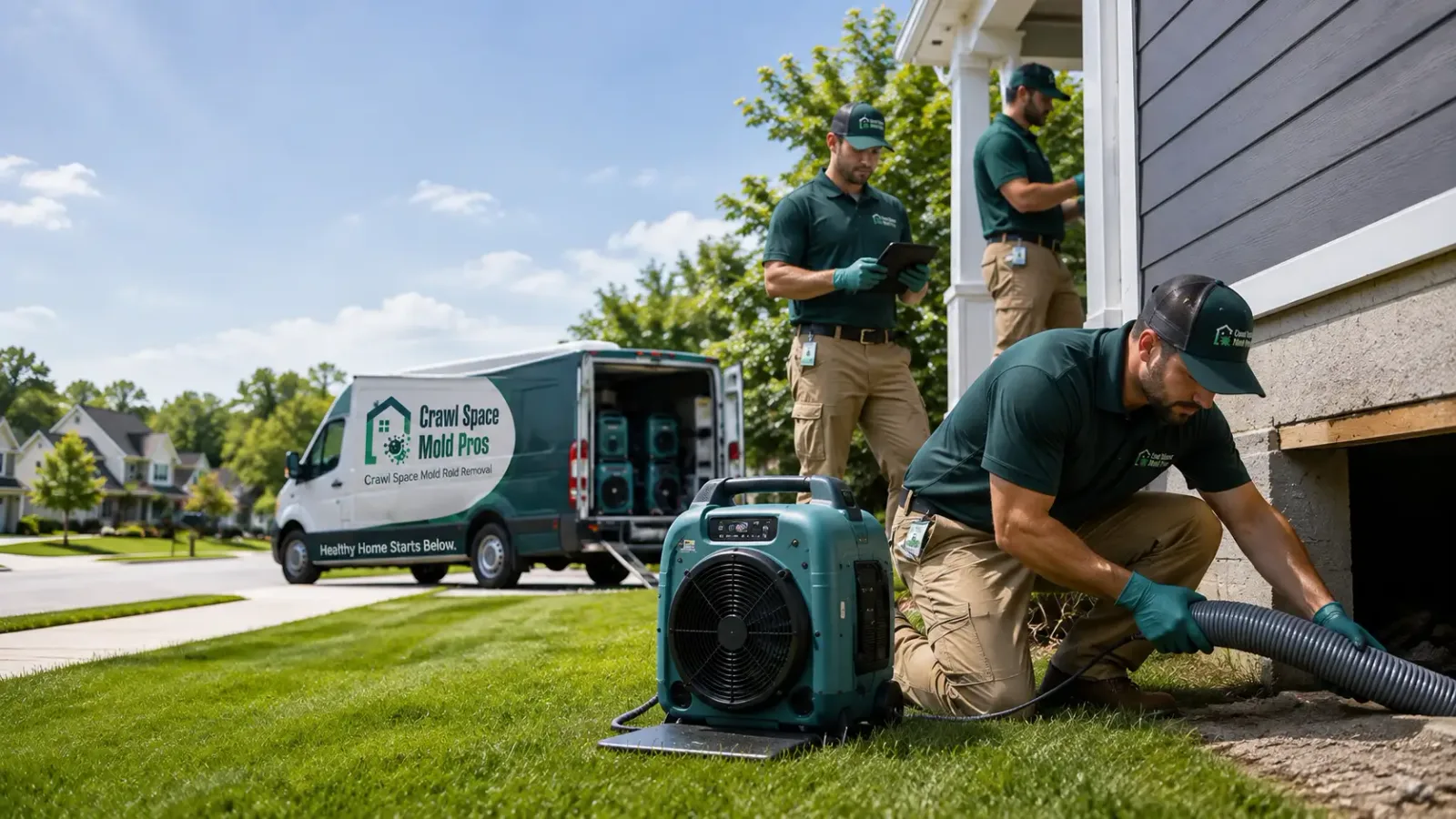 Crawl Space Mold Removal in Bay City, MI